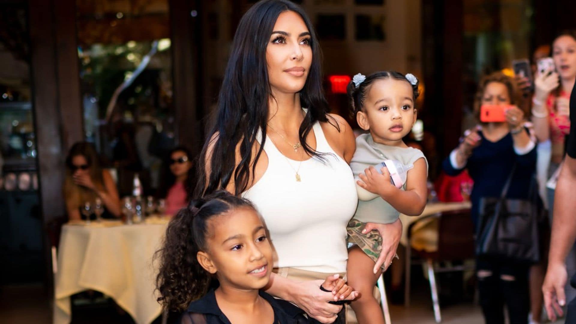 Kim Kardashian catches Chicago and niece Dream repairing a “sick” Elf on the Shelf