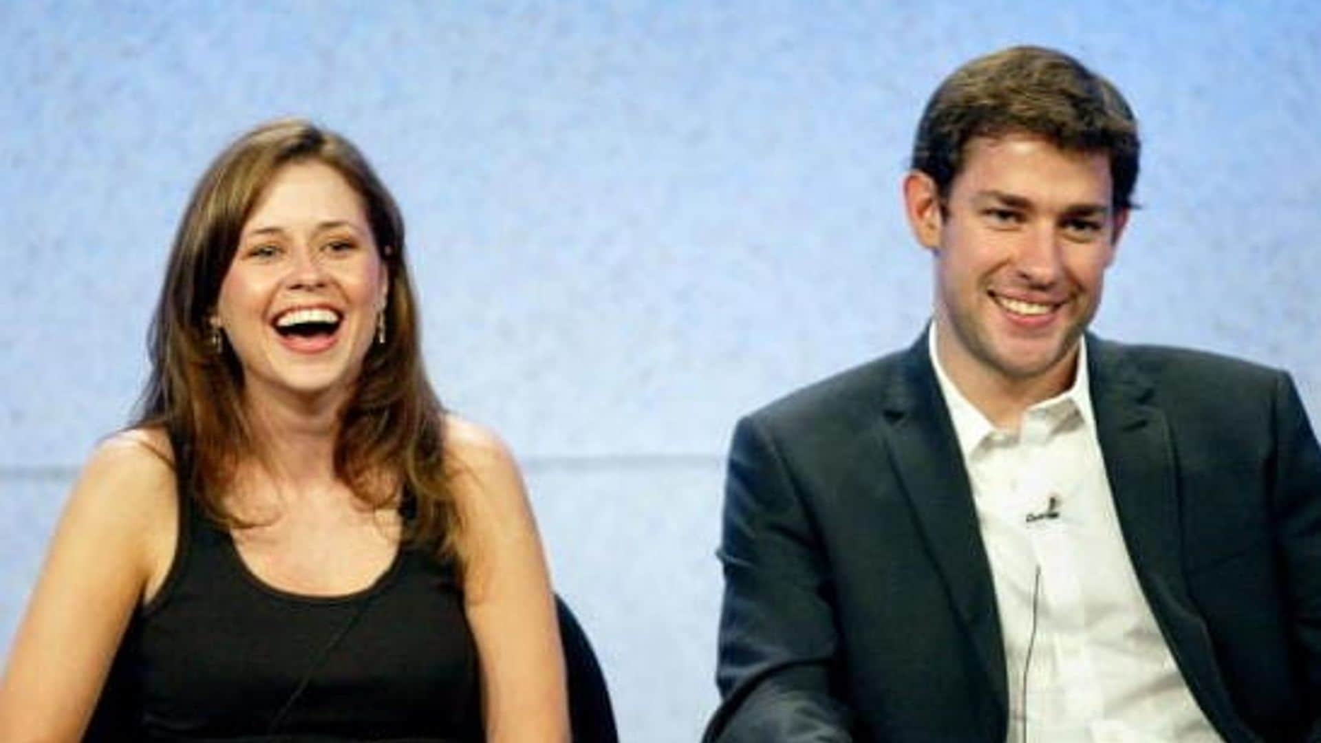 John Krasinski responds to Jenna Fischer saying they were 'genuinely in love'