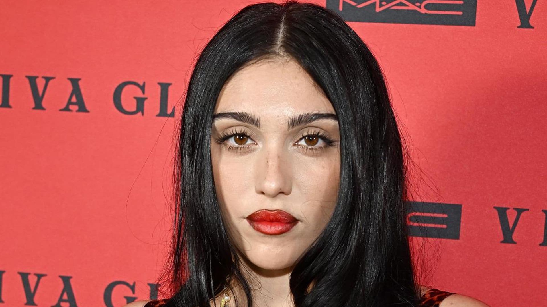Lourdes Leon channels mom Madonna’s iconic style paring leopard print with crosses