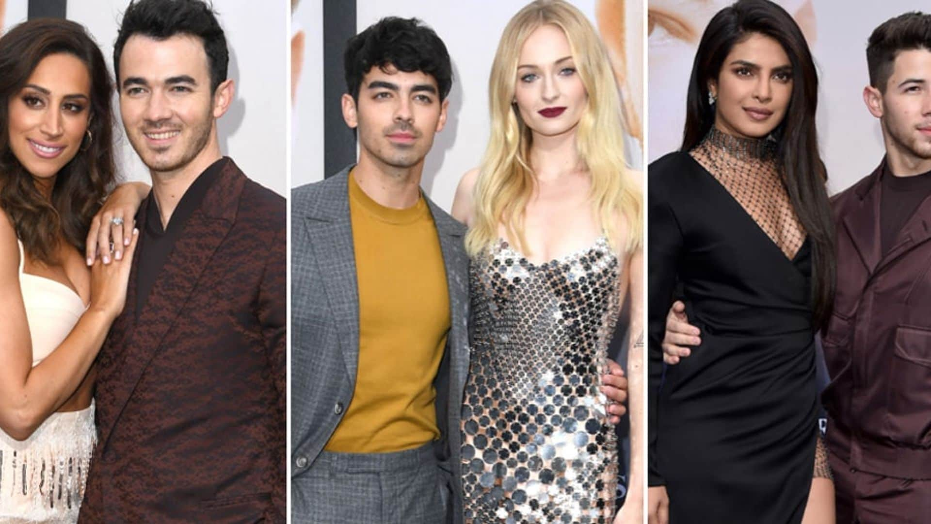 Burnin' Up: The Jonas Brothers and their wives stun at 'Chasing Happiness' premiere