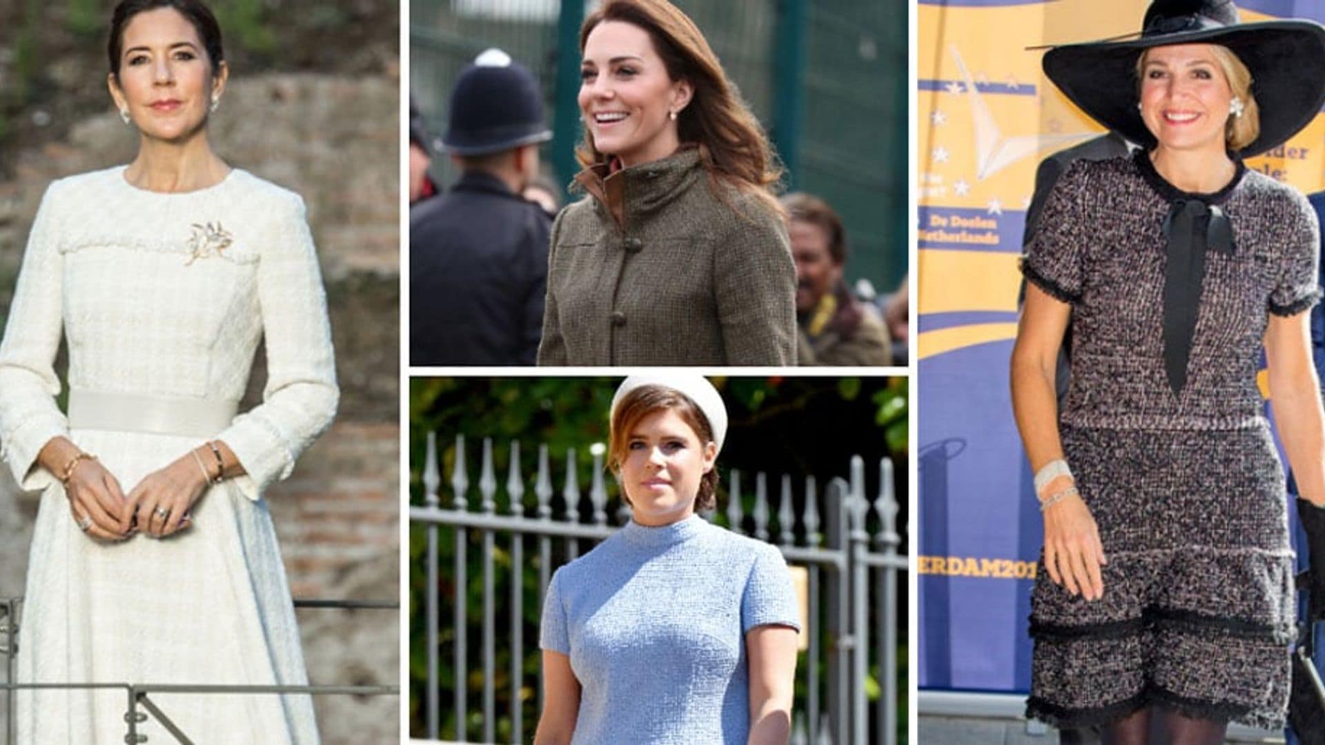 Royals rocking tweed: Kate Middleton and more wear iconic Chanel-favored fabric