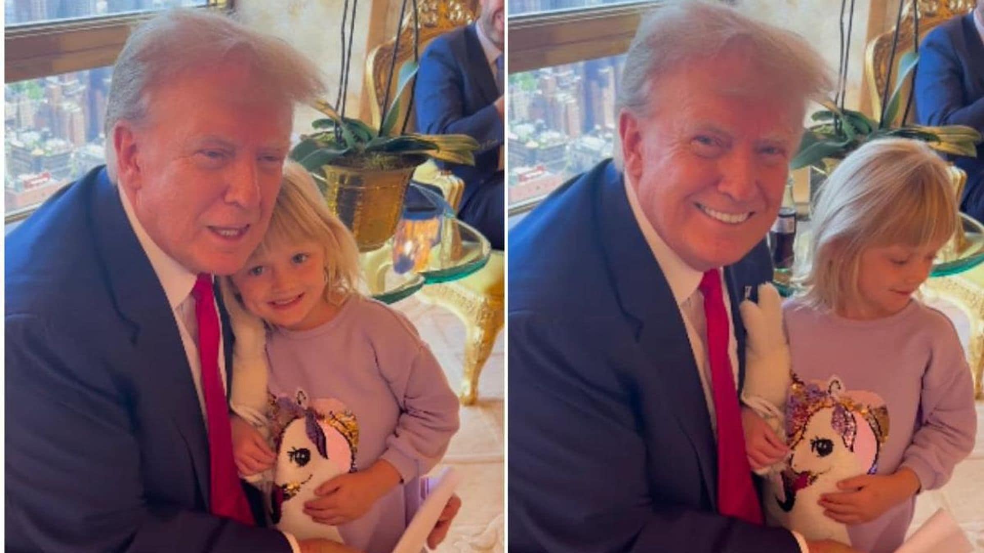 Donald Trump's daughter-in-law shares sweet video of former president with grandkids