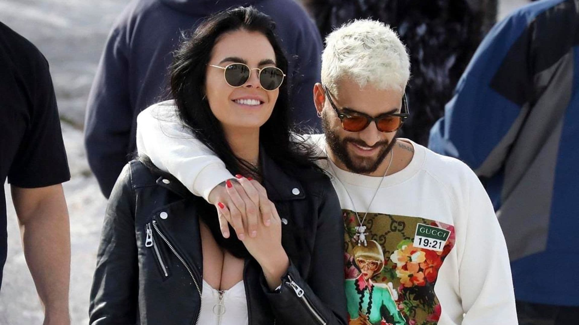 Maluma and new girlfriend Vivien Rubin have a romantic date in Greece- see the photos