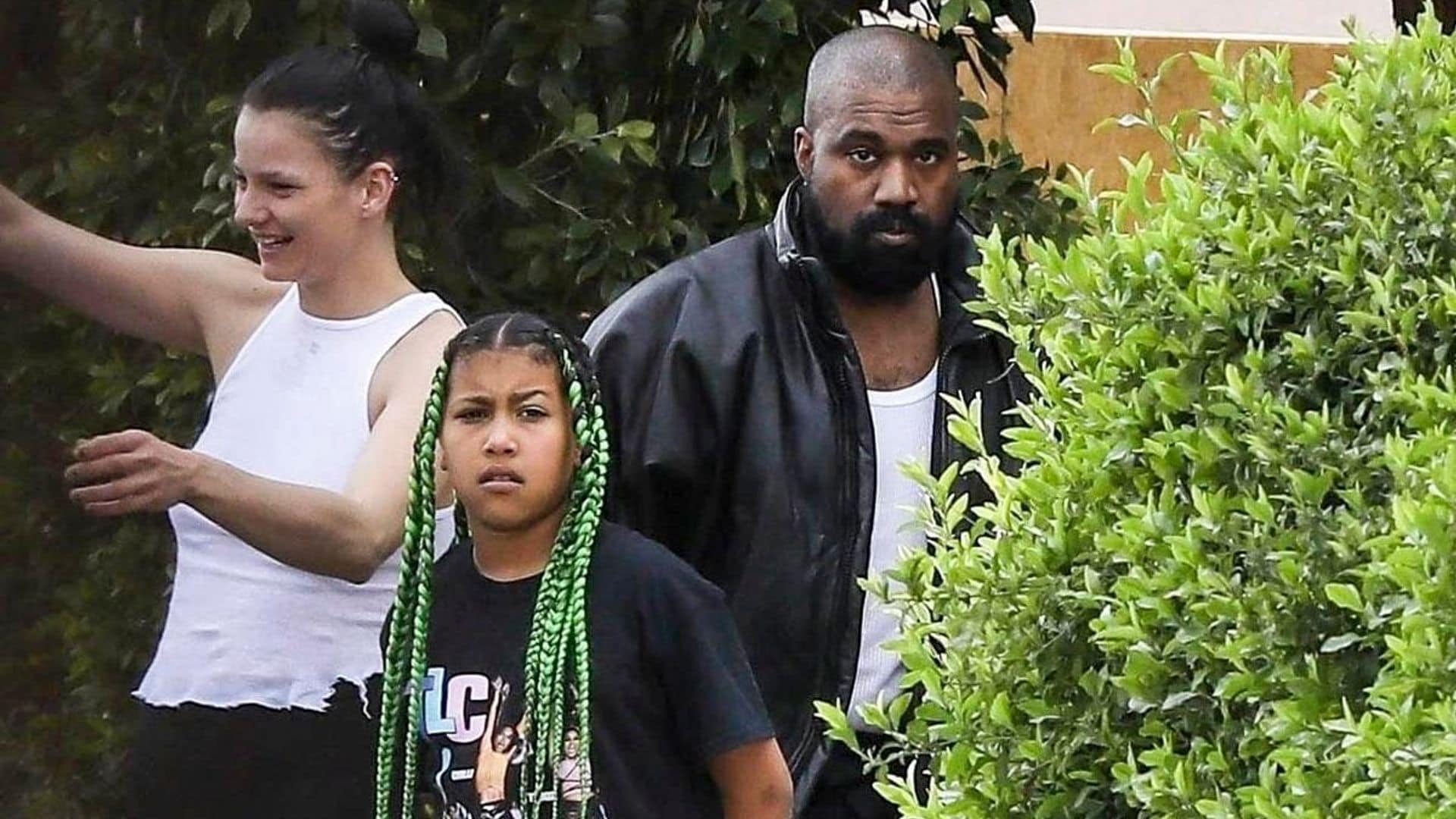 North West goes to church with her dad Ye and his ‘wife’ Bianca Censori