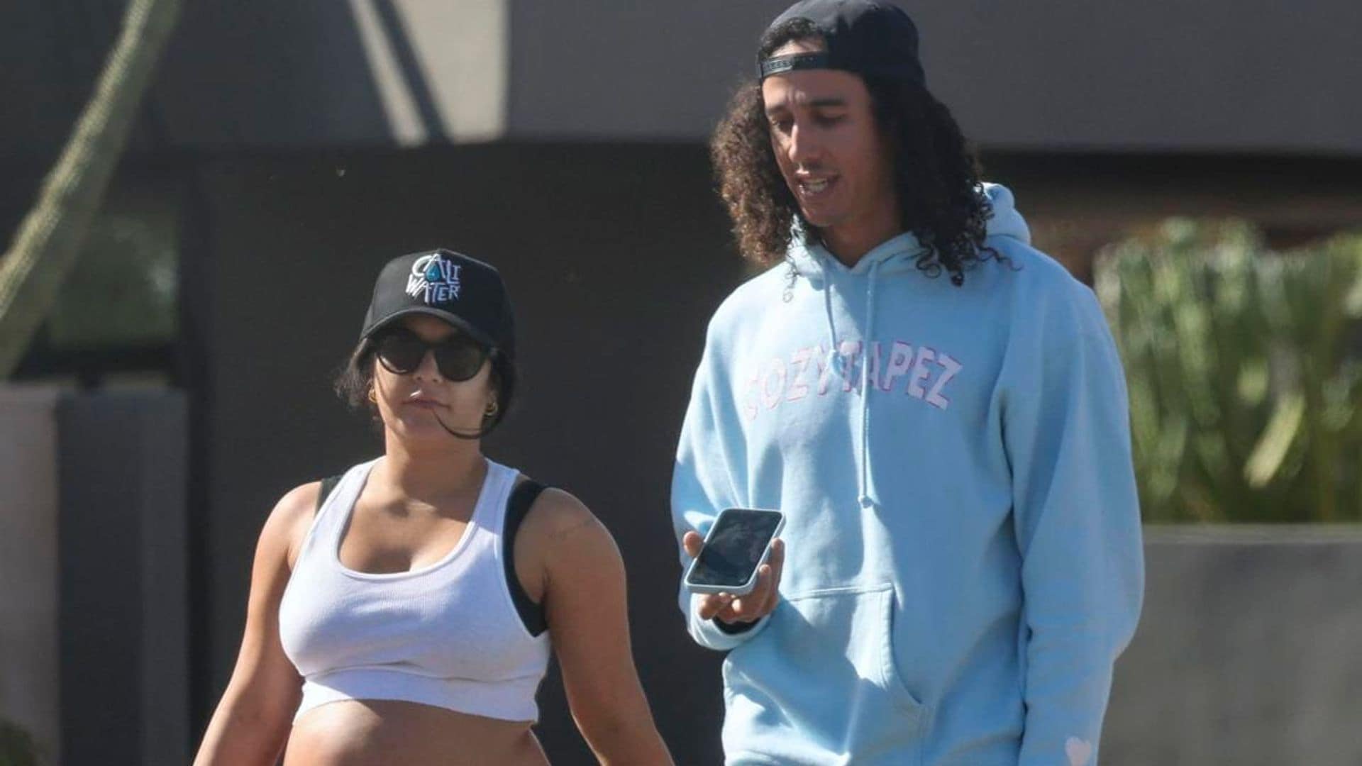 Vanessa Hudgens and Cole Tucker spotted for the first time since announcing her pregnancy