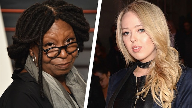 Whoopi came to Tiffany's defense after the first daughter was snubbed during NYFW.
Photos: Getty Images