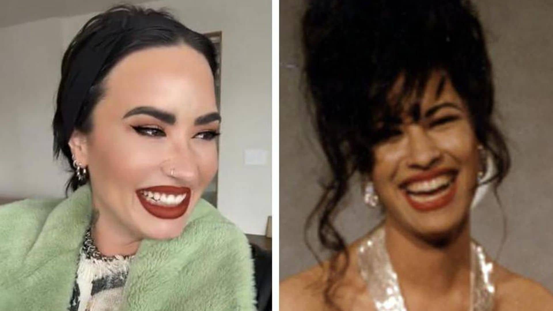 Demi Lovato transforms into Selena Quintanilla in viral TikTok