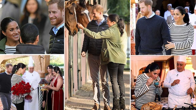 Meghan Markle and Prince Harry in Morocco