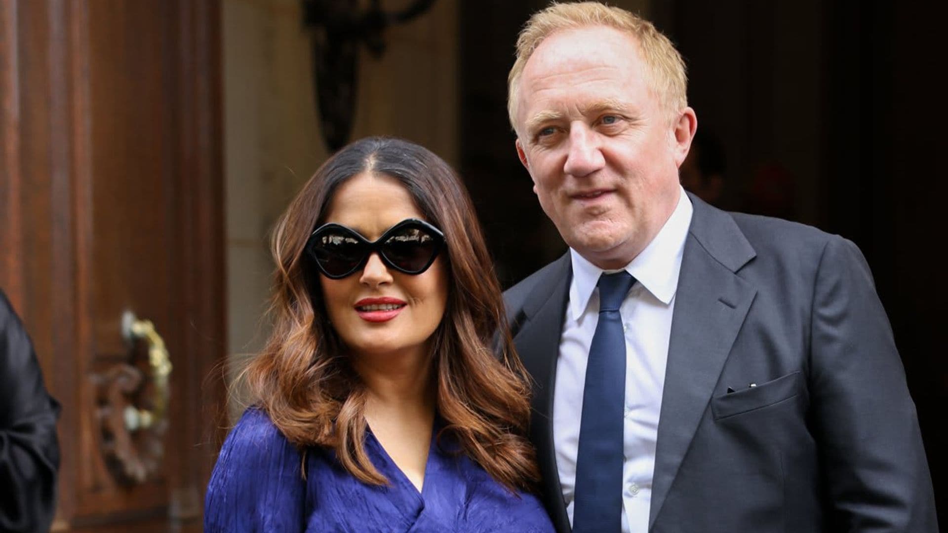 The elegance of Salma Hayek and François-Henri Pinault at Paris Fashion Week