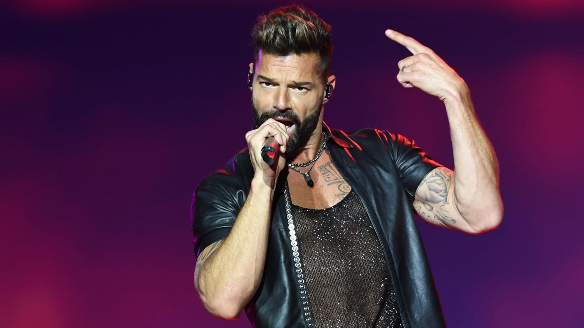 Ricky Martin bleached his beard to see if blondes have more fun