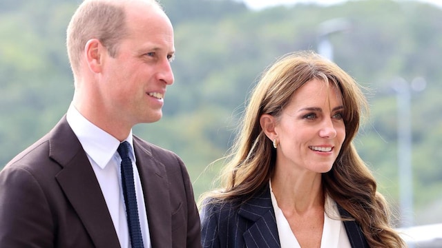 The Princess of Wales photographed leaving Windsor Castle with Prince William