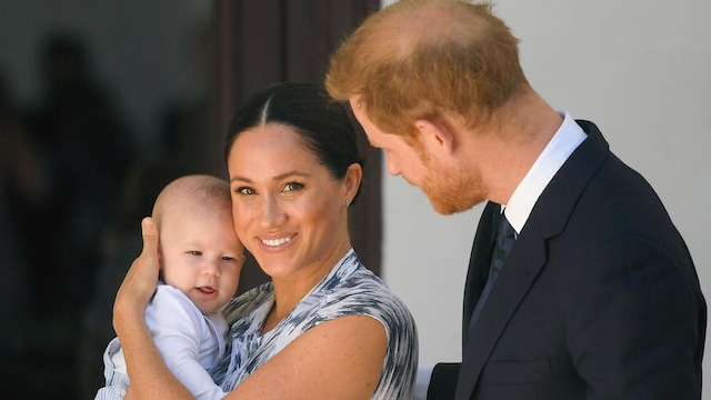 Meghan Markle, Prince Harry and their son Archie