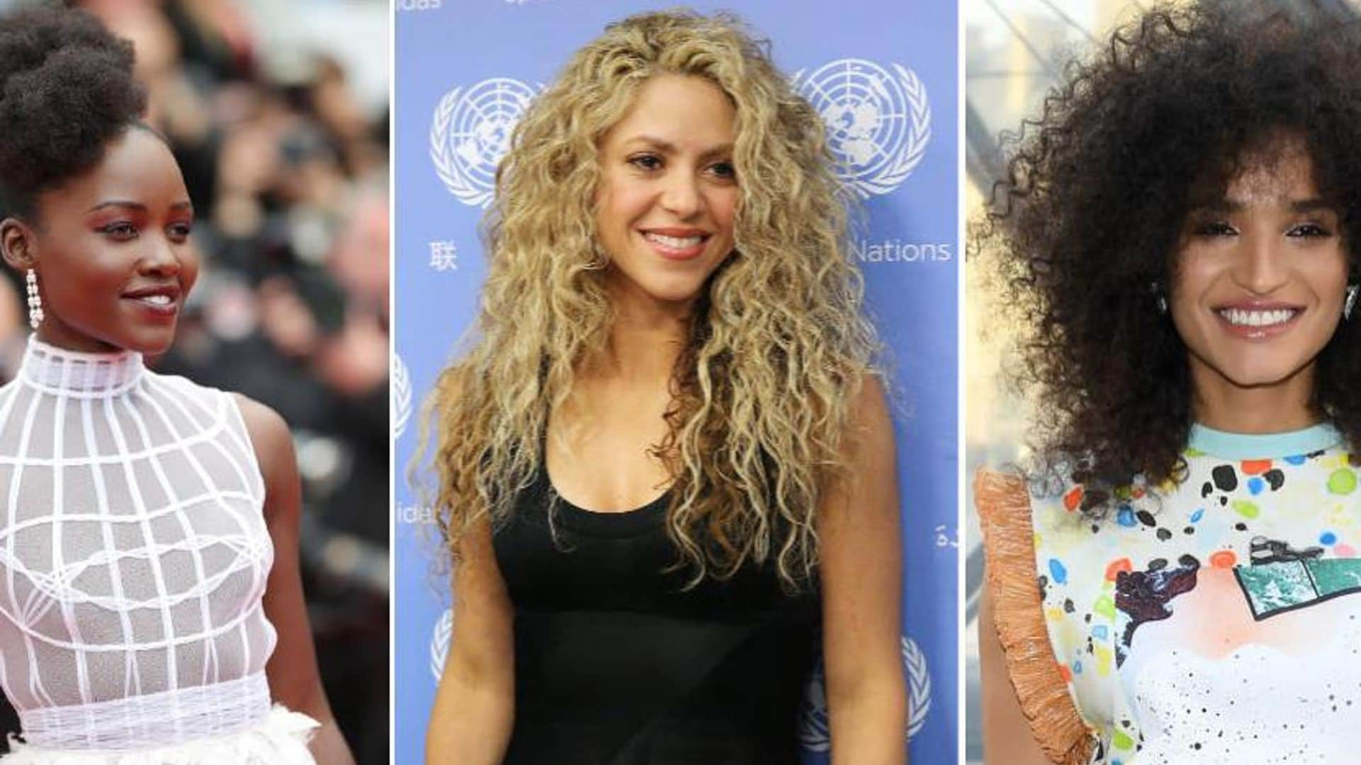 7 celebrities pumping up the volume by embracing their curls