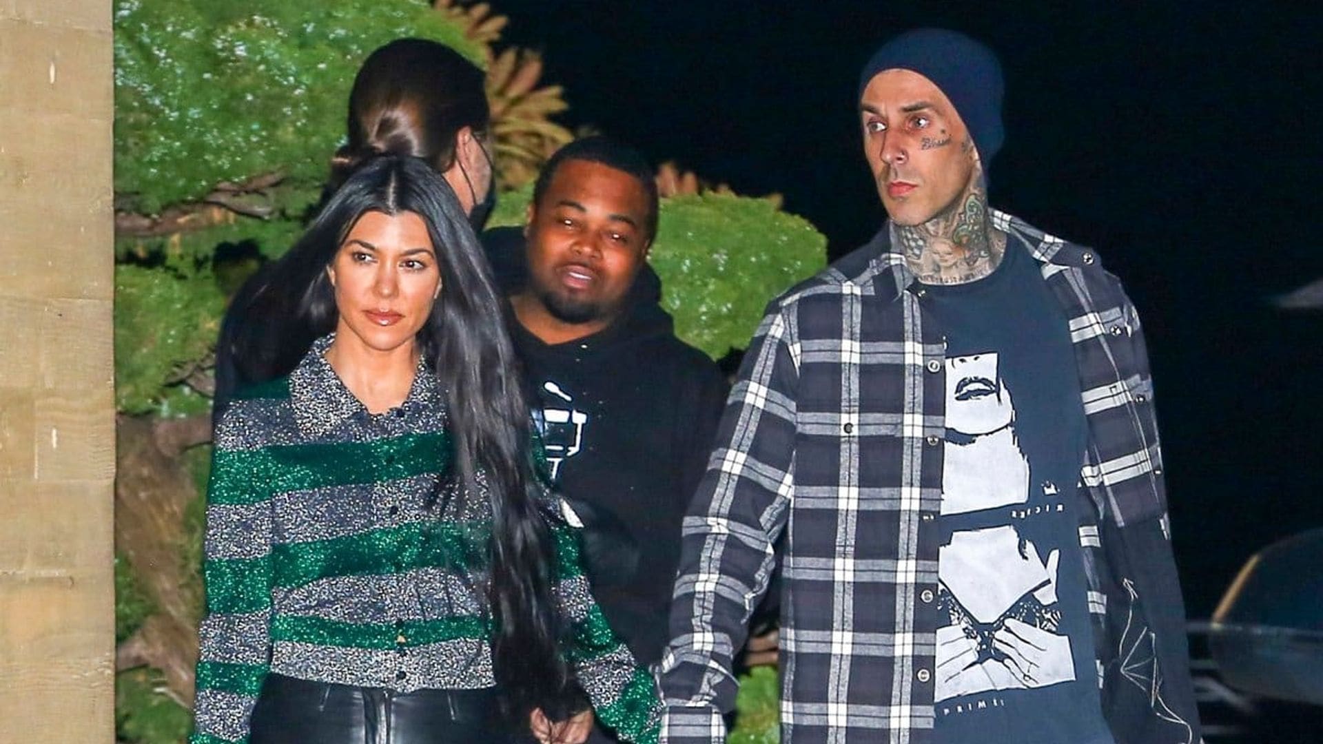 Kourtney Kardashian and Travis Barker had a dinner date at their favorite Malibu restaurant