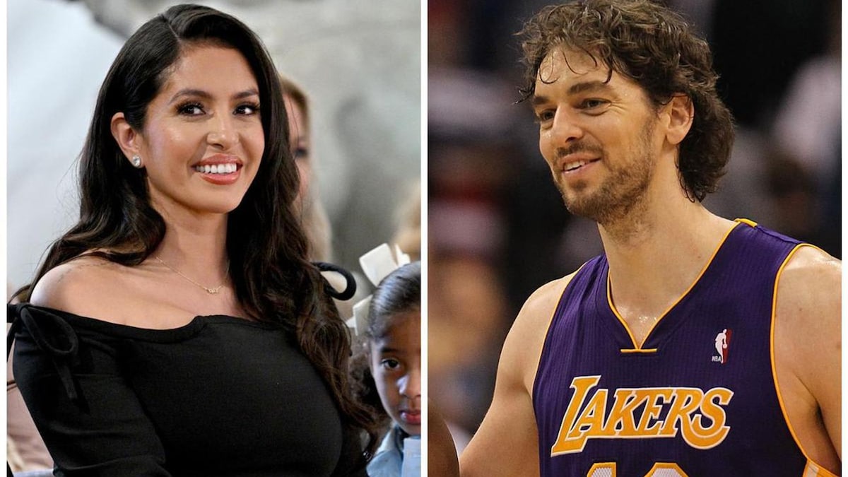 Pau Gasol surprises Vanessa Bryant with a bouquet of roses