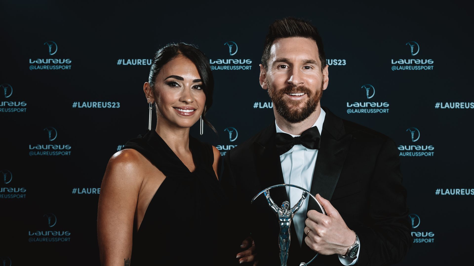 Antonela Roccuzzo and Lionel Messi