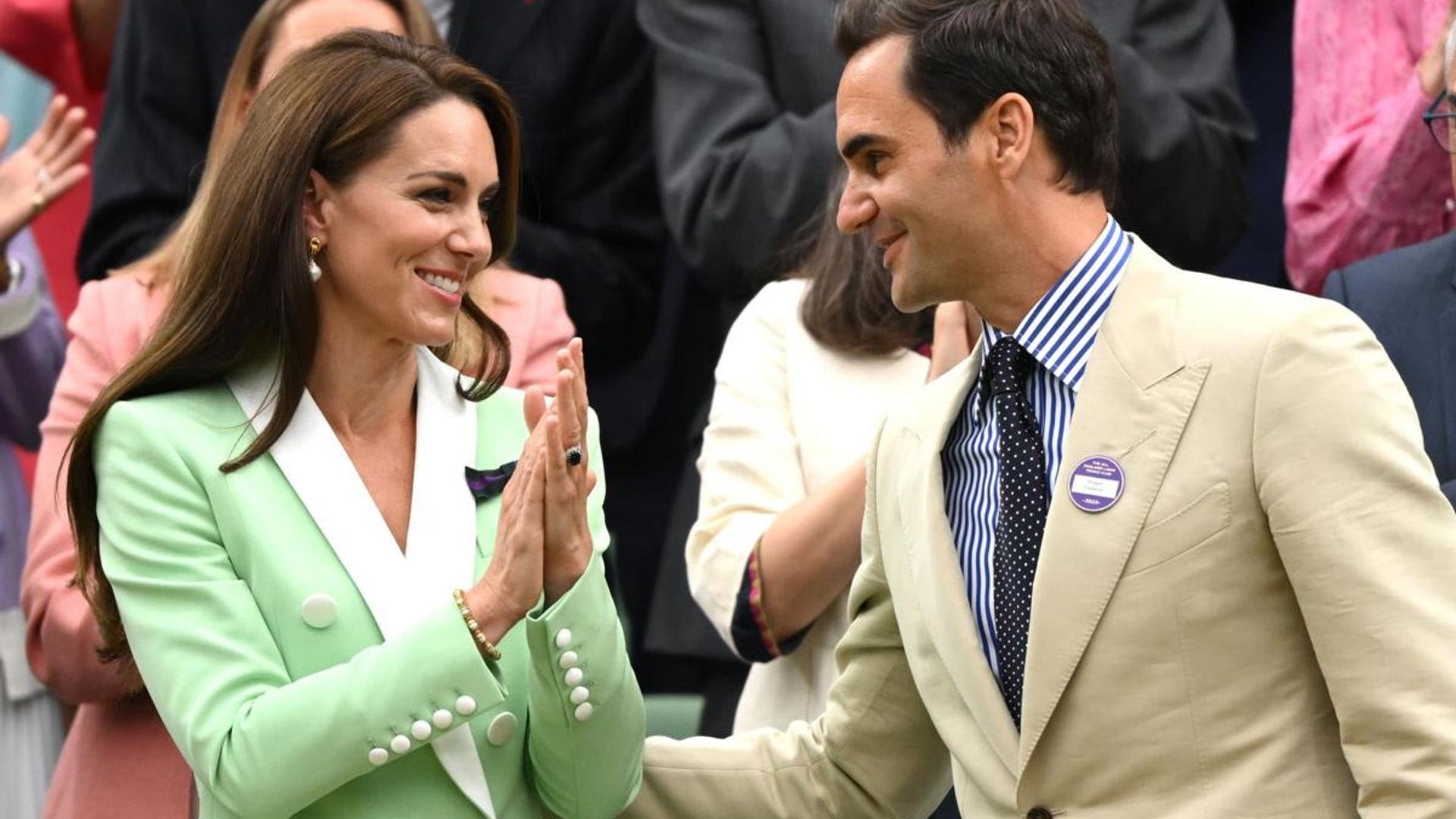 What Roger Federer had to say about sitting in the Royal Box with the Princess of Wales