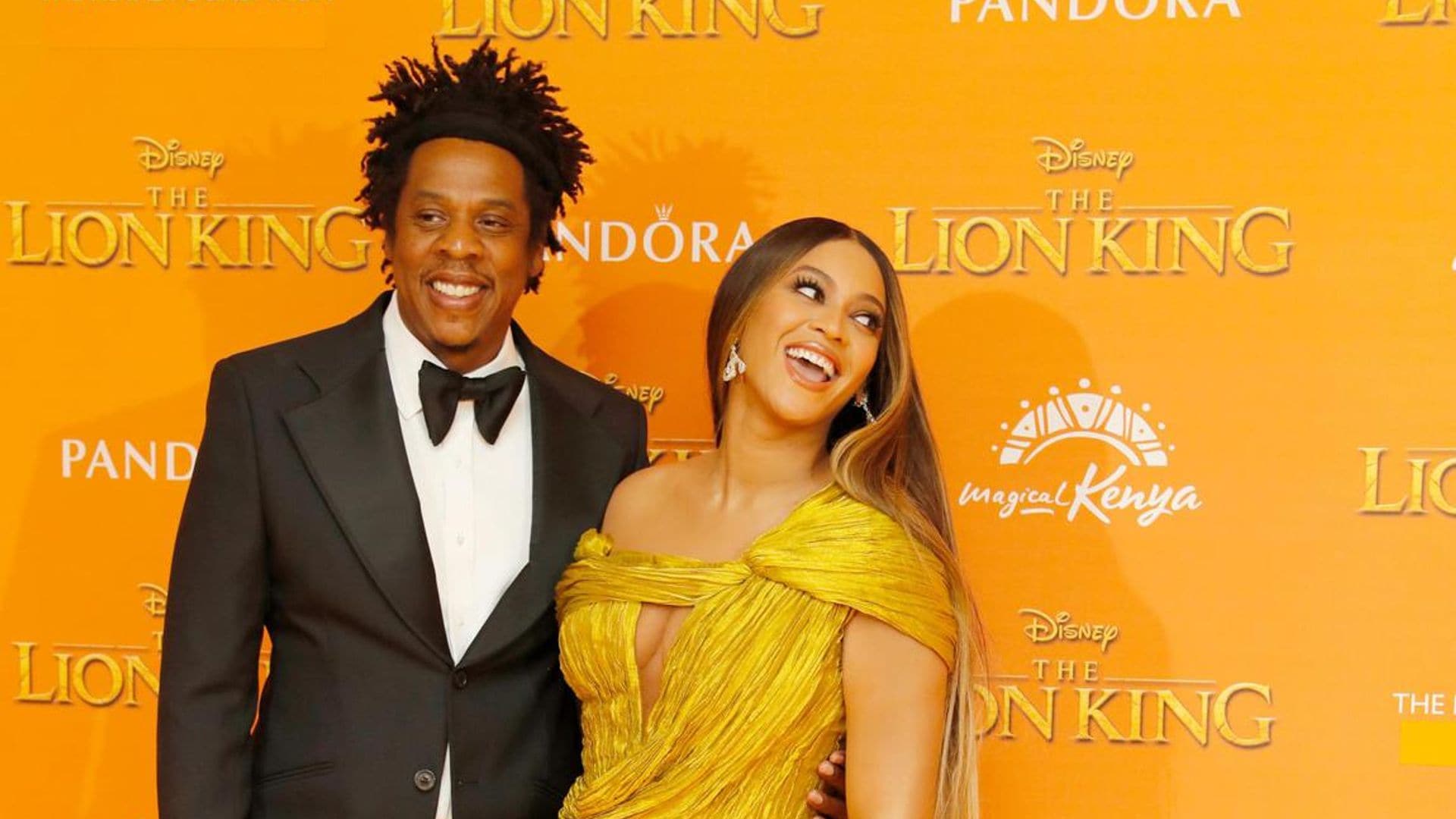 Beyonce and Jay-Z The Lion King premiere