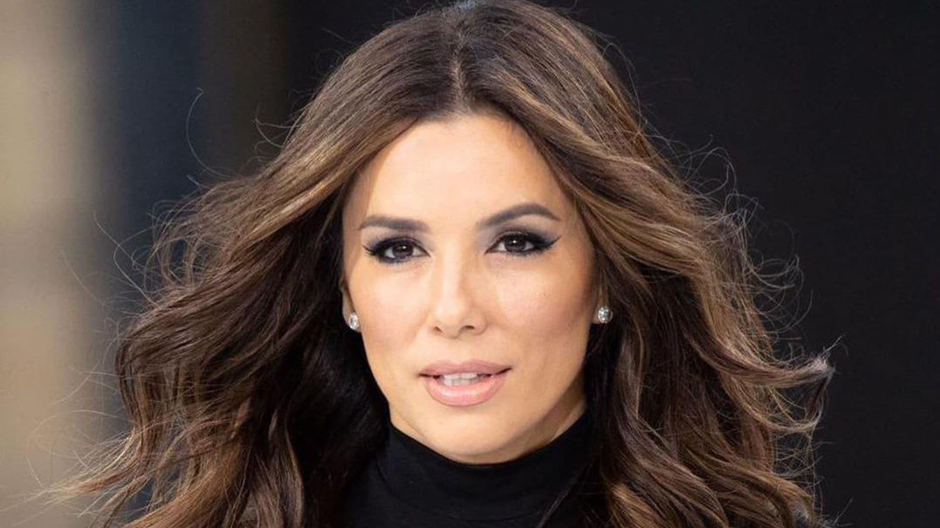 Eva Longoria is asking fans whether she should chop her hair