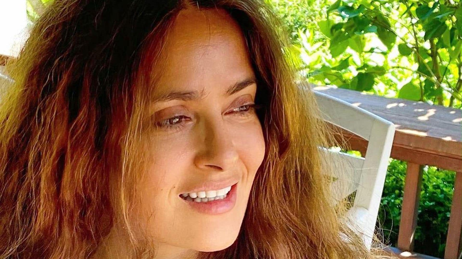 Salma Hayek welcomes adorable new family member