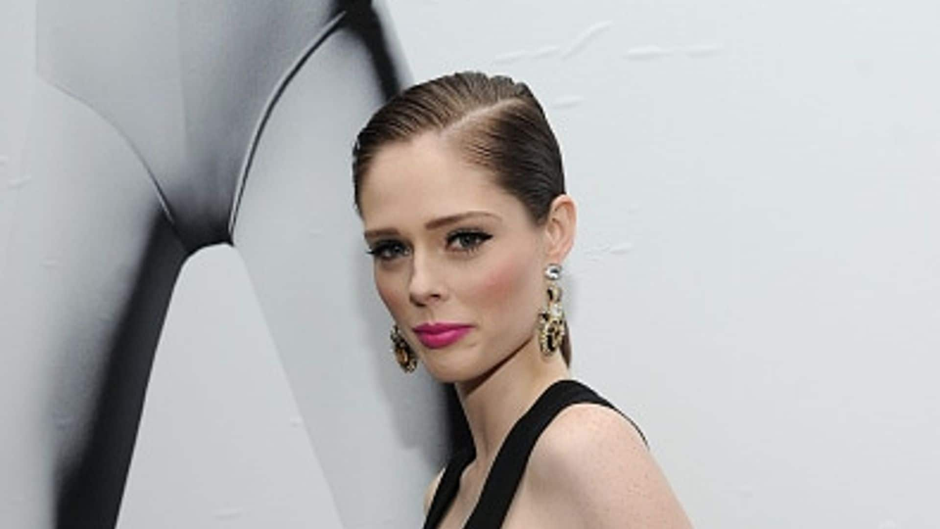 Canadian supermodel Coco Rocha shows off her baby bump