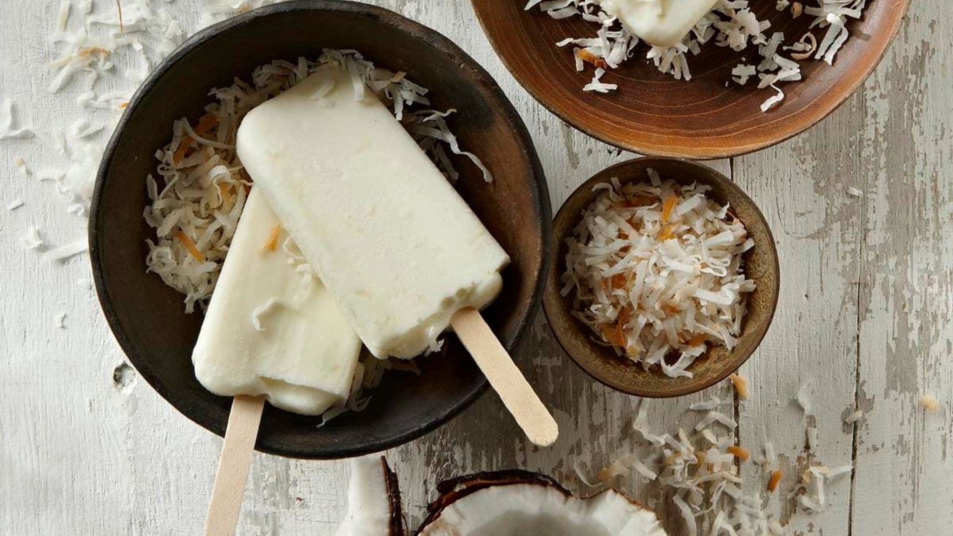 Coconut Popsicles or Paletas