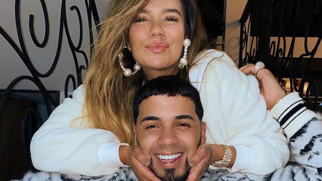 Karol G and fiance Anuel AA