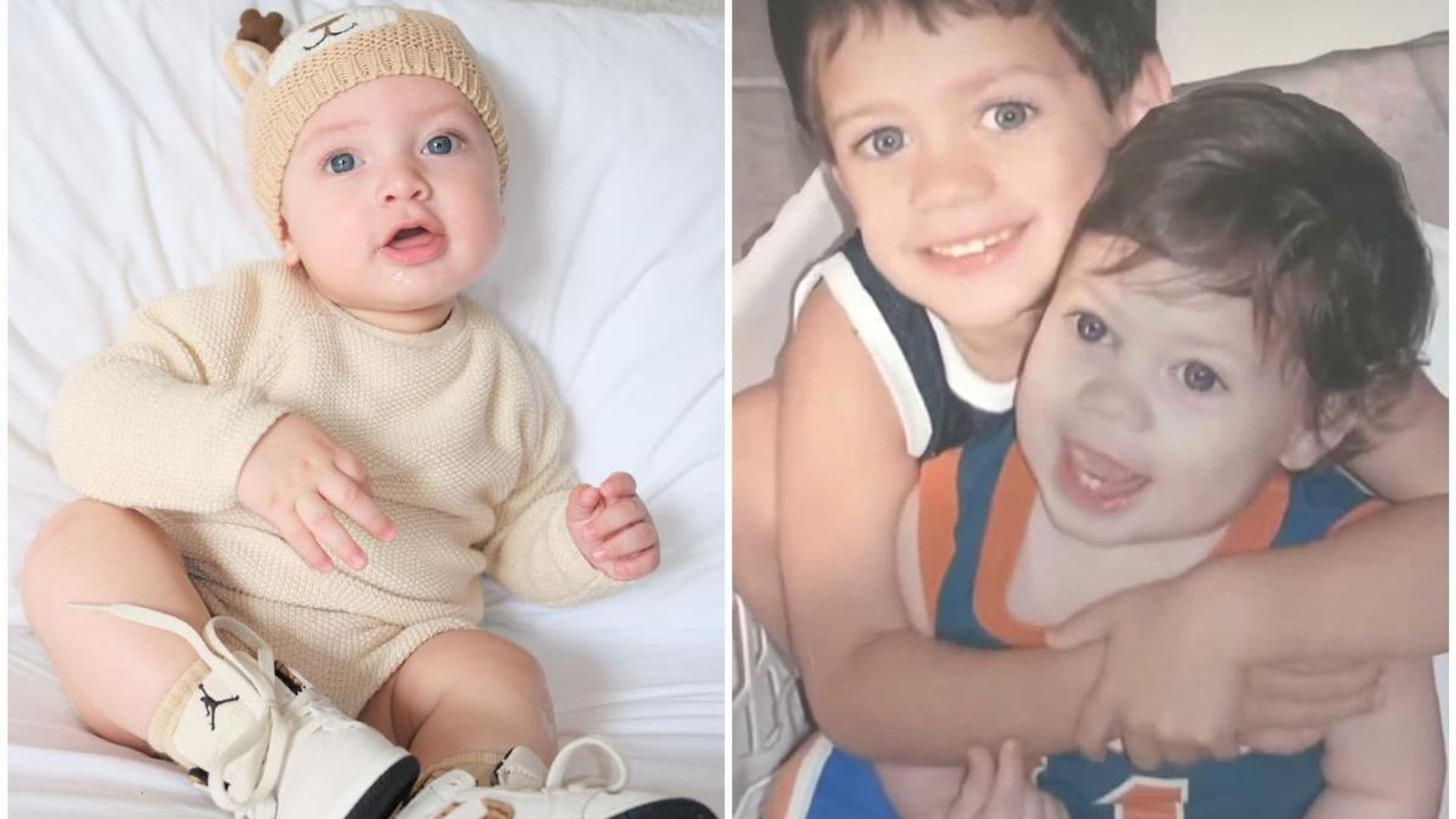 Marc Anthony and Nadia Ferreira’s son Marquitos looks just like his half-siblings