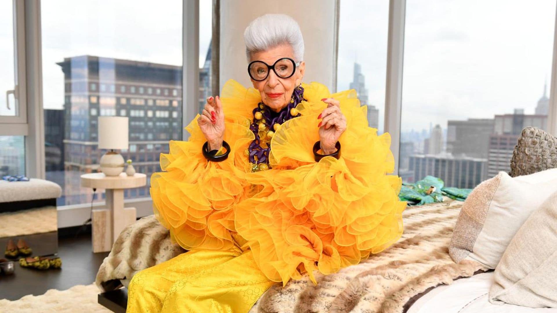 Style icon Iris Apfel celebrates 102 years of life and fashion