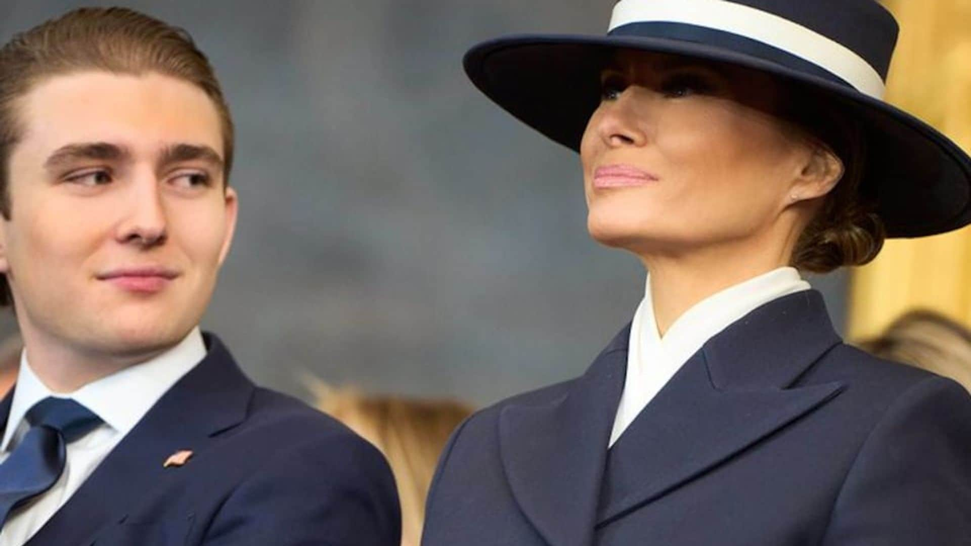 Why Melania Trump and her son Barron make ‘a good team’: Their special moment at Blair House