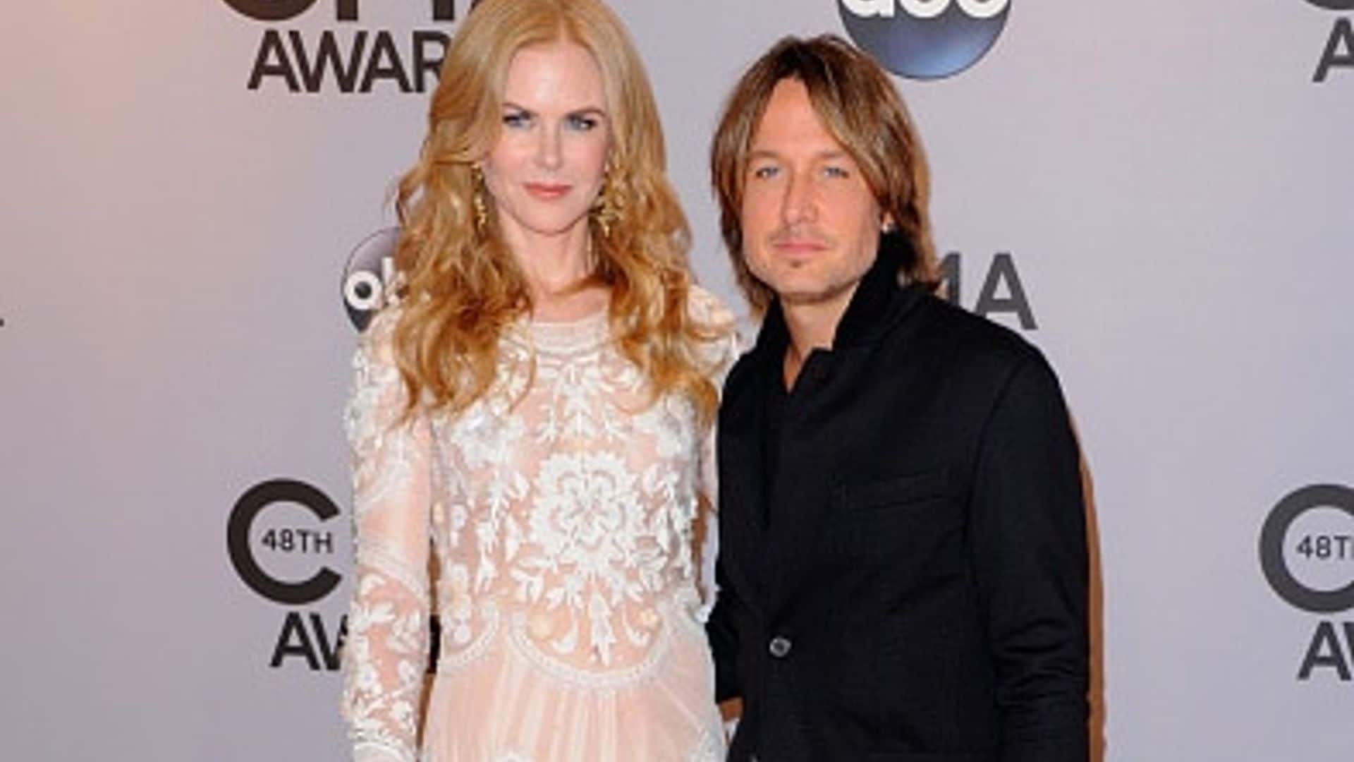 Nicole Kidman shines with husband Keith Urban at CMA Awards