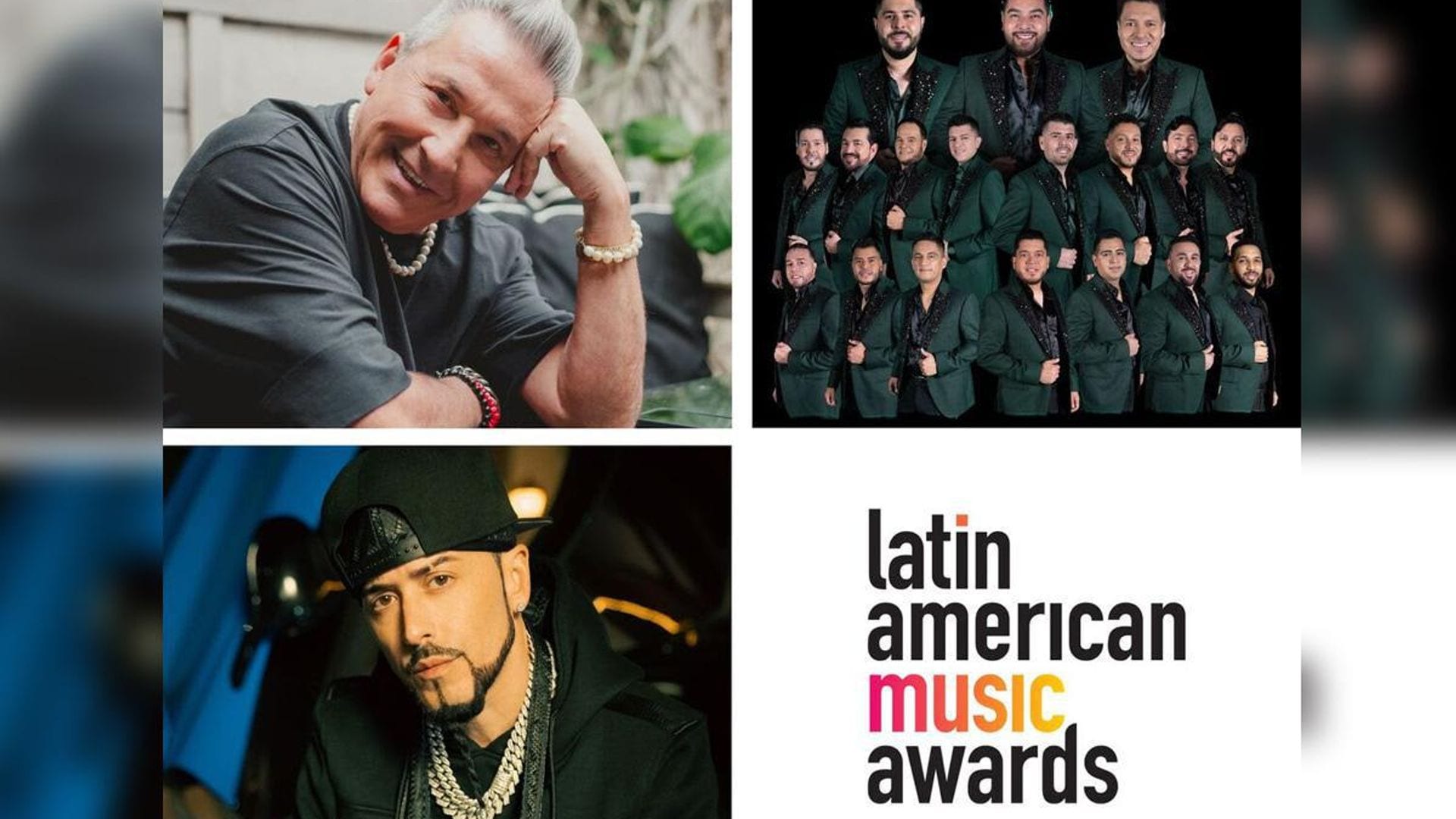 Ricardo Montaner, Banda MS, and Yandel will be awarded at the Latin American Music Awards
