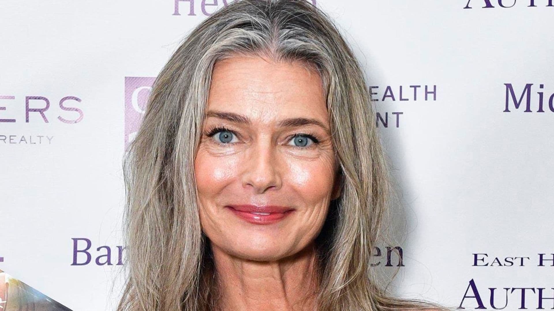 Paulina Porizkova, 58, shows off her botox-free face and drops her skin-care routine