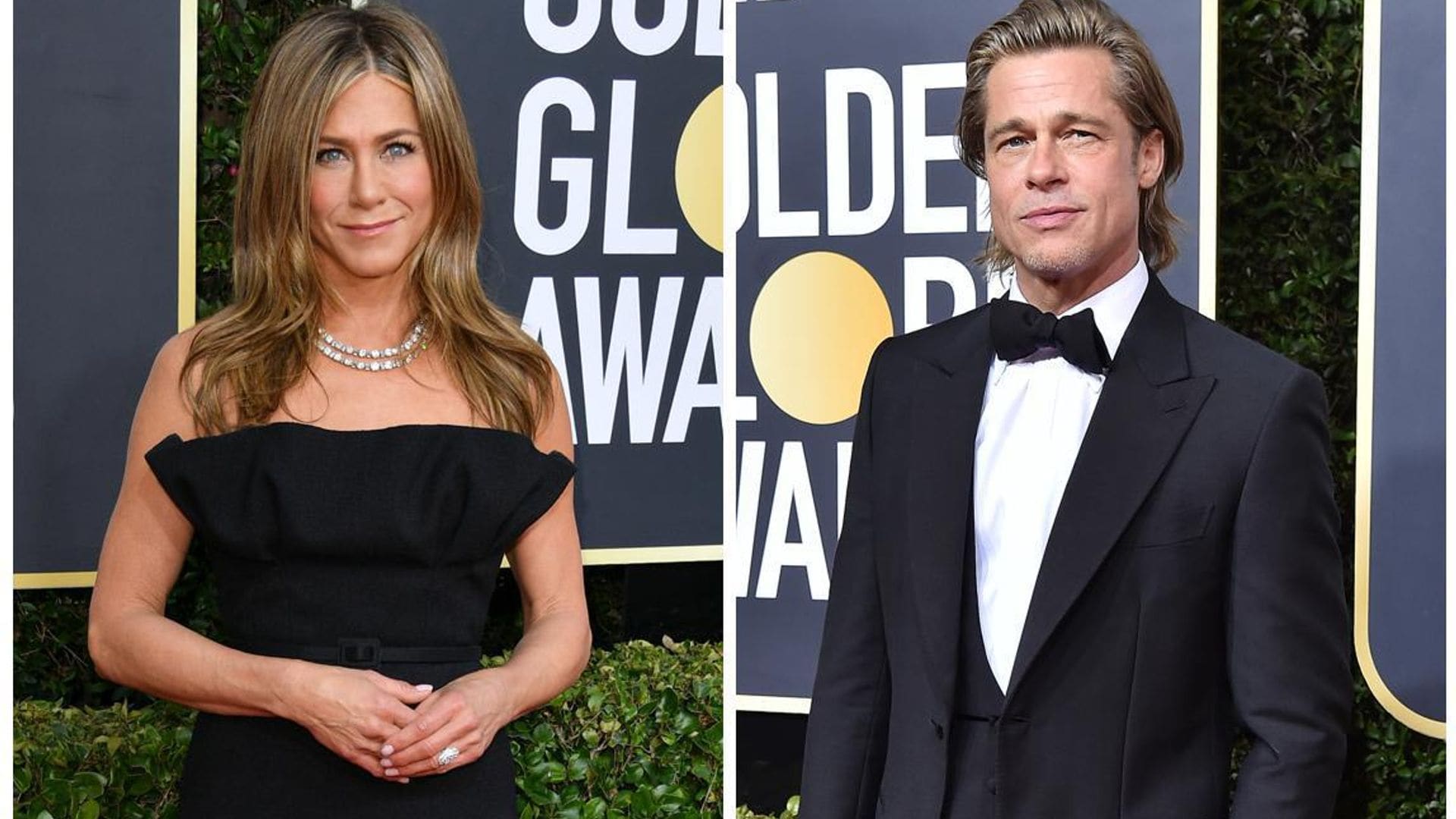 Jennifer Aniston y Brad Pitt en los Golden Globes