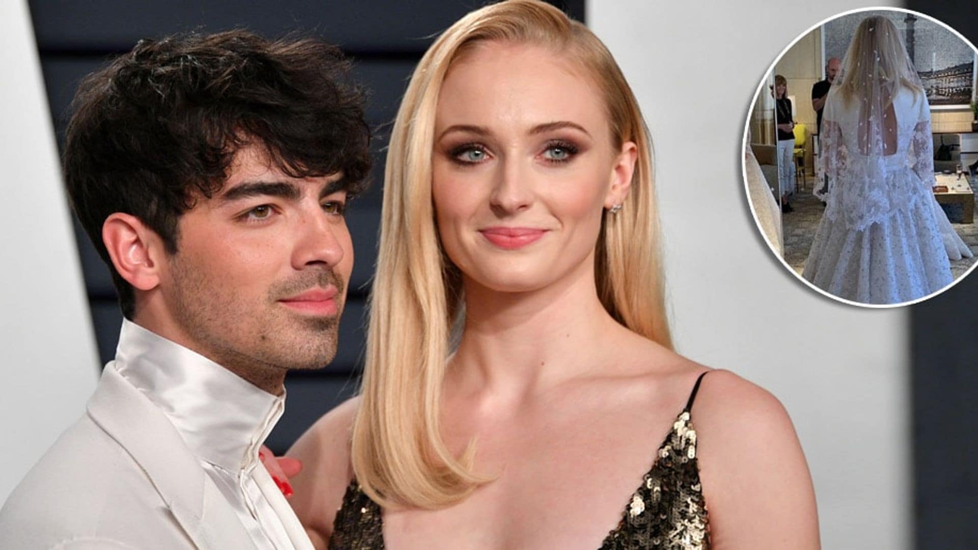 Sophie Turner’s wedding dress revealed as she and Joe Jonas share first pictures