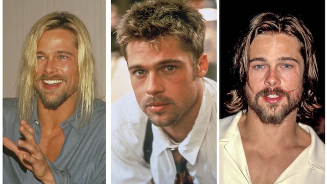 Brad Pitt throughout the years