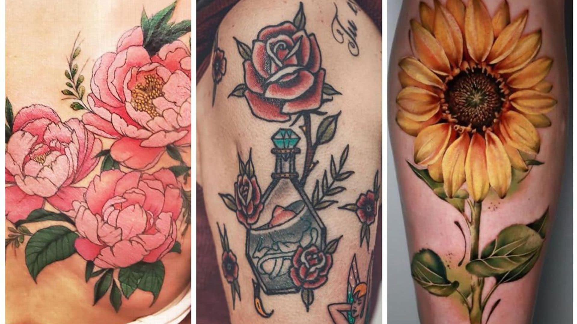 Here are the World’s Most Popular Flower Tattoos