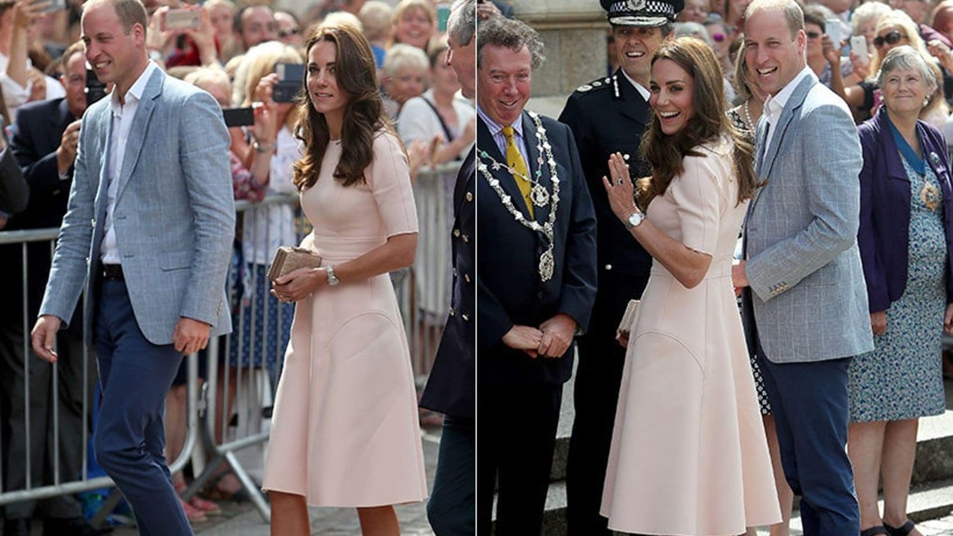 Kate Middleton wears Lela Rose for first day of Cornwall and Isles of Scilly visit