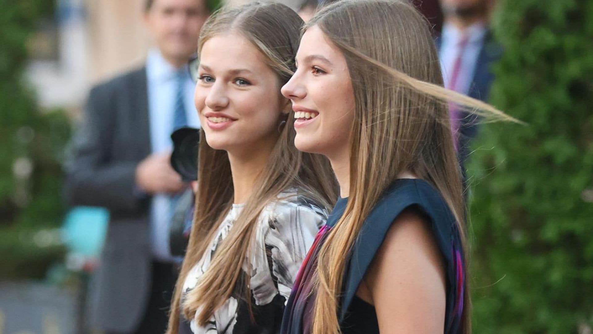 Princess Leonor and Infanta Sofía reunite after two months at Princess of  Asturias Awards