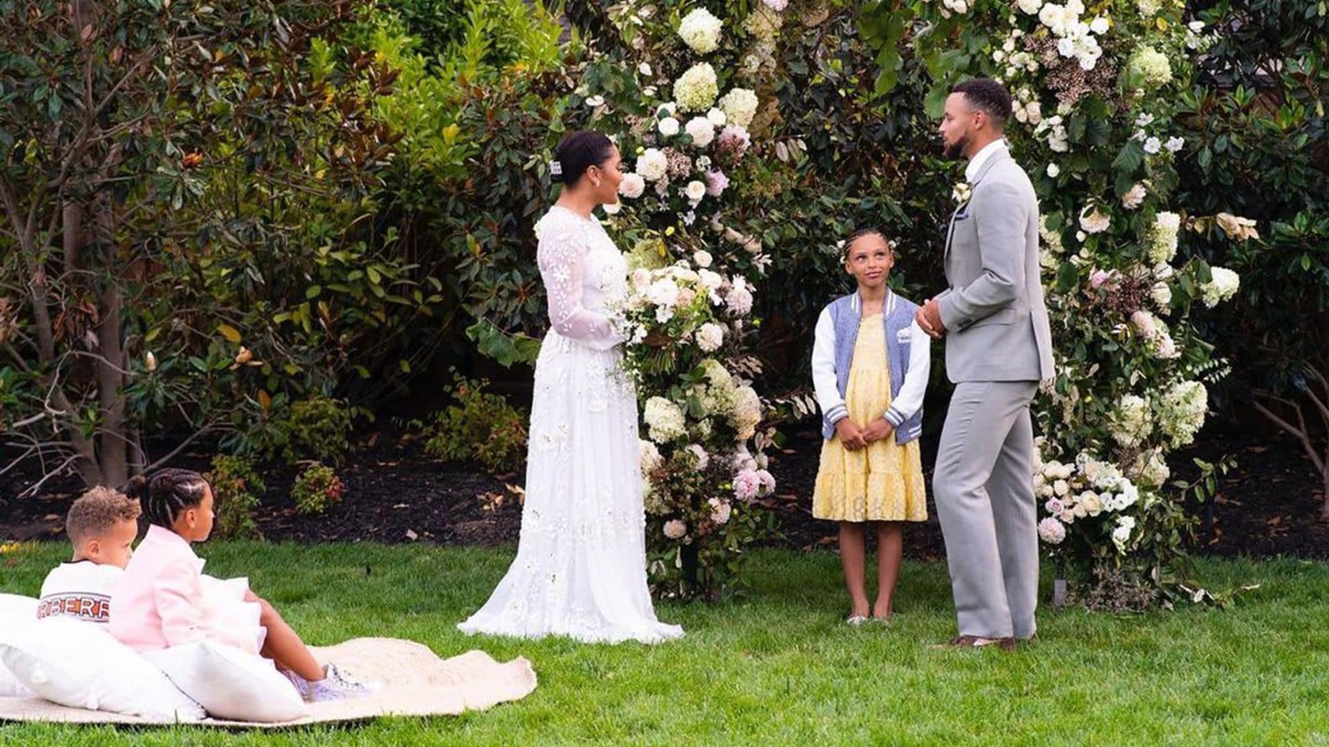 Steph Curry surprises Ayesha with a vow renewal ceremony officiated by their daughter Riley