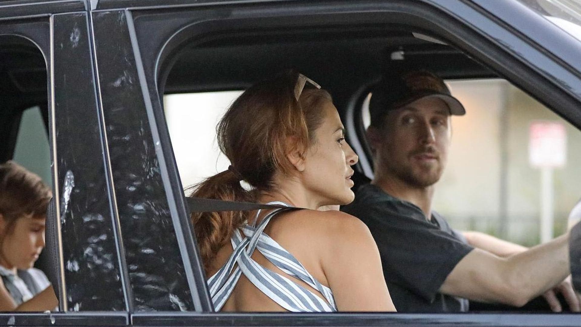 Ryan Gosling and Eva Mendes were spotted during a rare outing in Los Angeles with their adorable daughters in tow