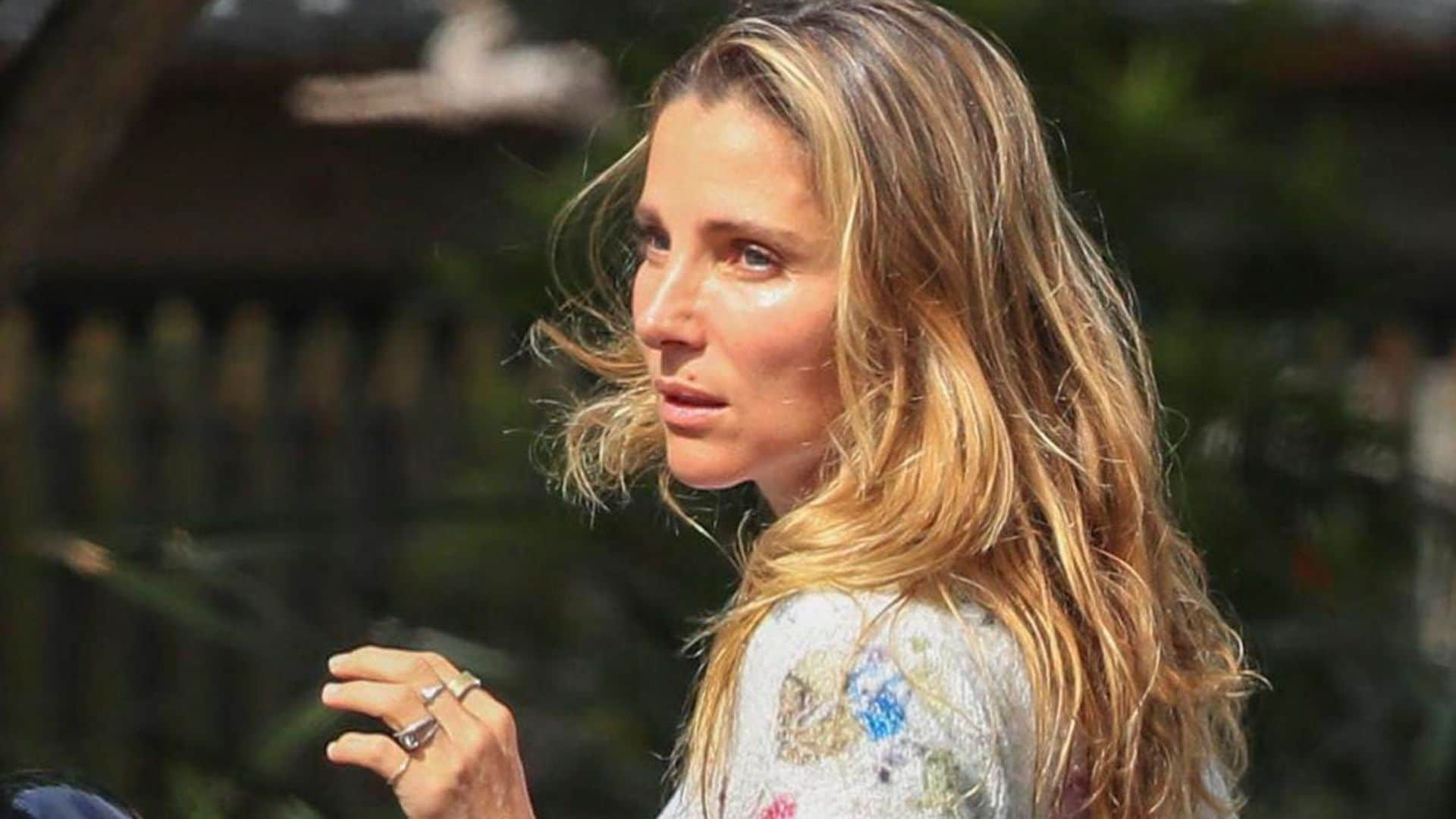 Elsa Pataky goes on a drive with her adorable dog