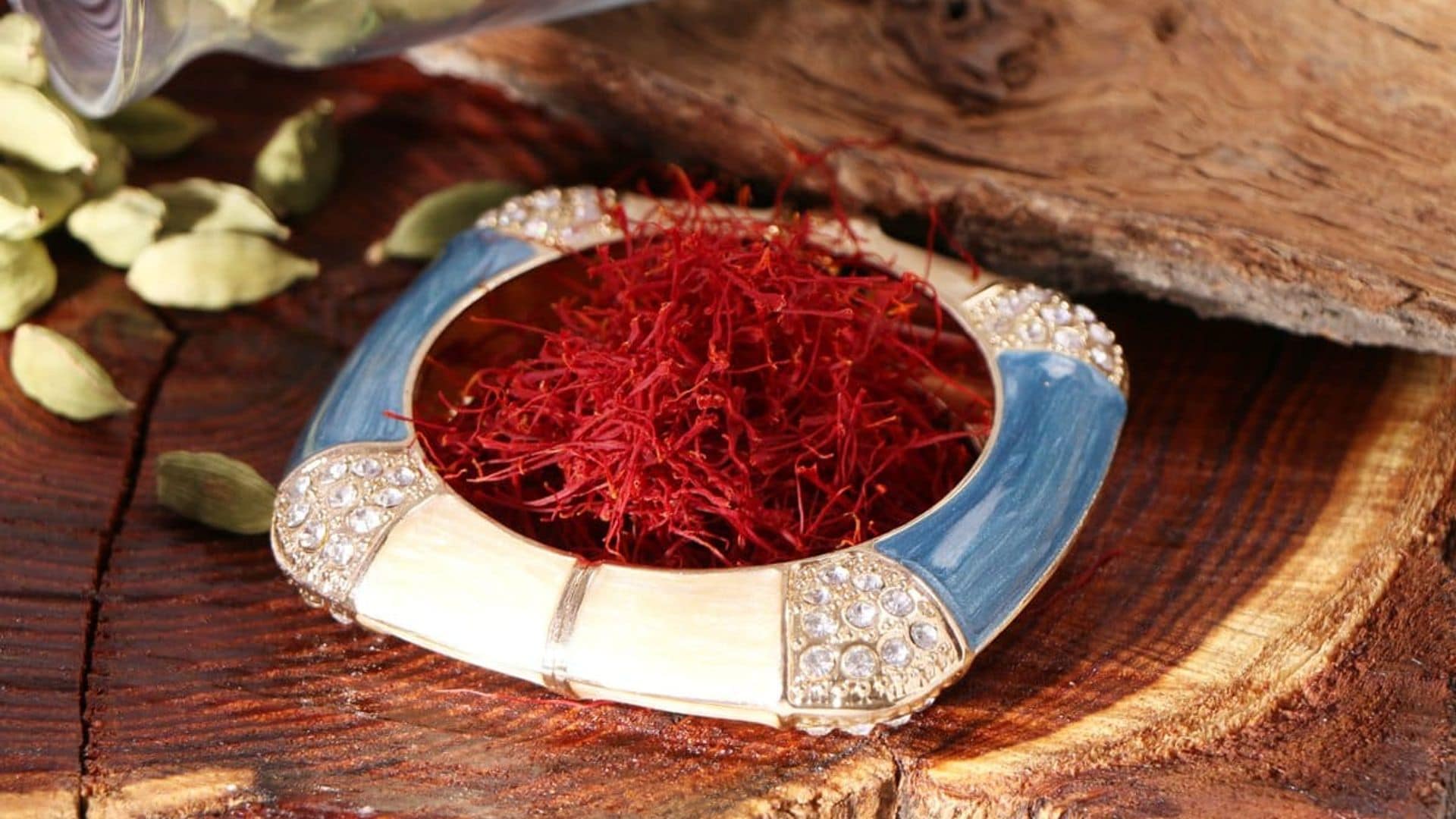 Why is Saffron considered a hero ingredient for hair health?