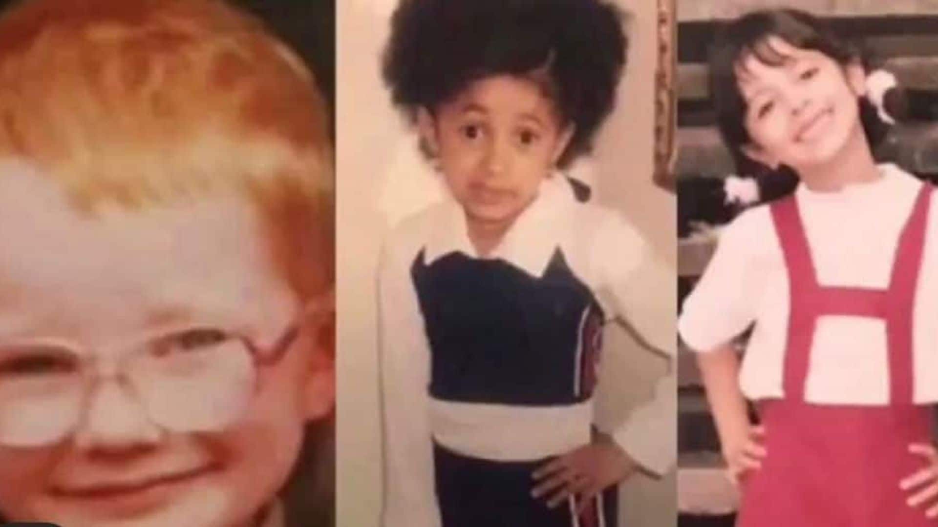 Cardi B shares hilarious throwback pics of these hit artists - can you guess who they are?