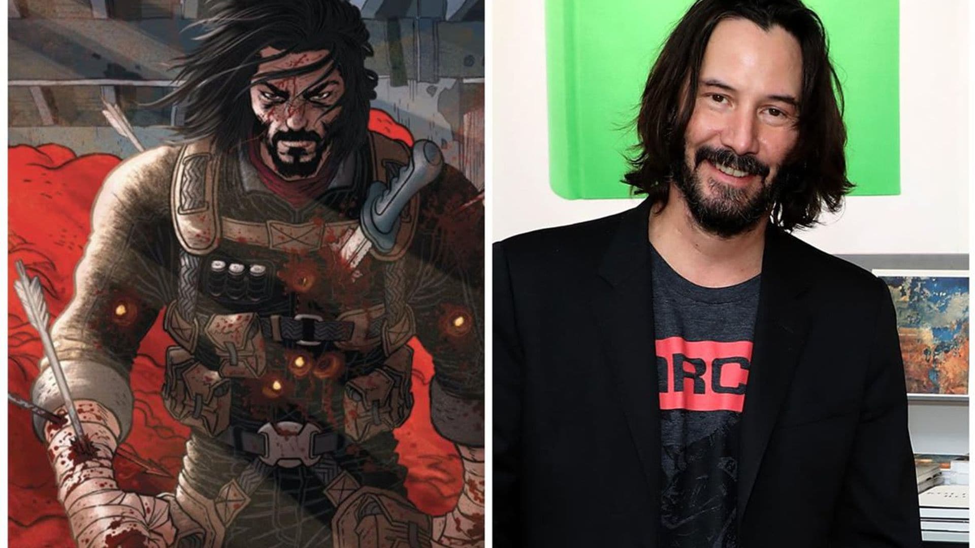 Keanu Reeves is starring in a new major franchise based on his comic books