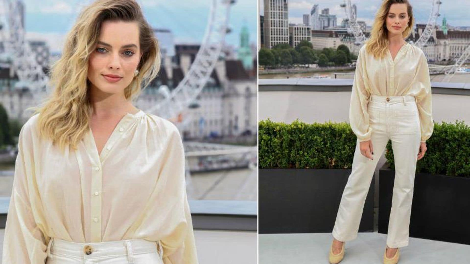 Recreate Margot Robbie's relaxed and vintage look