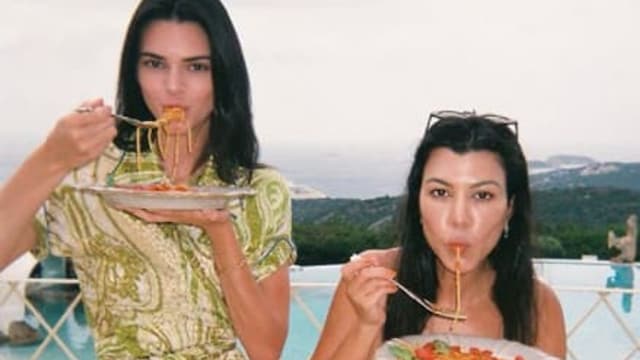 Kendall Jenner and Kourtney Kardashian