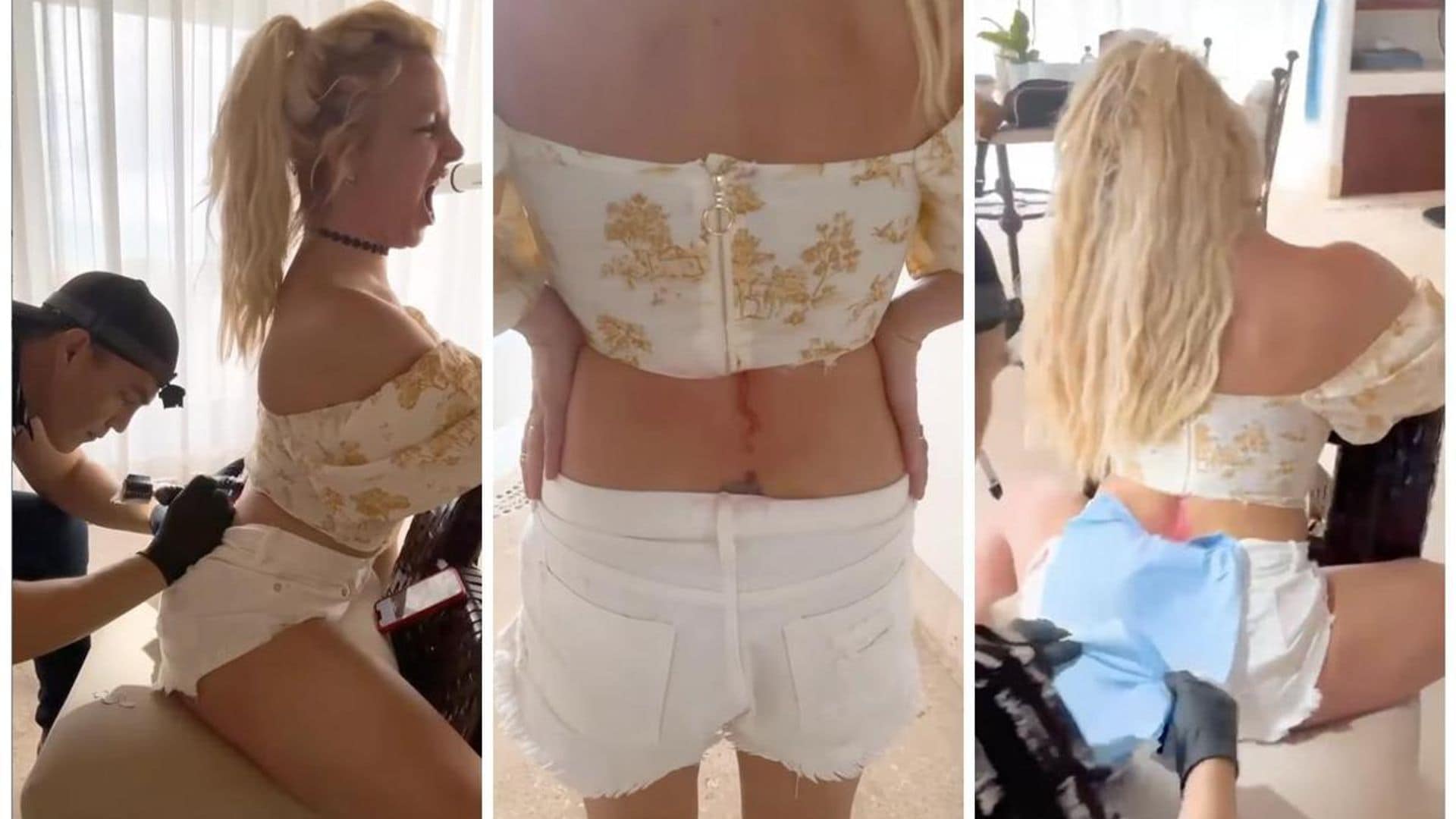 Britney Spears gets a red snake tattoo in Mexico amid divorce from Sam Asghari