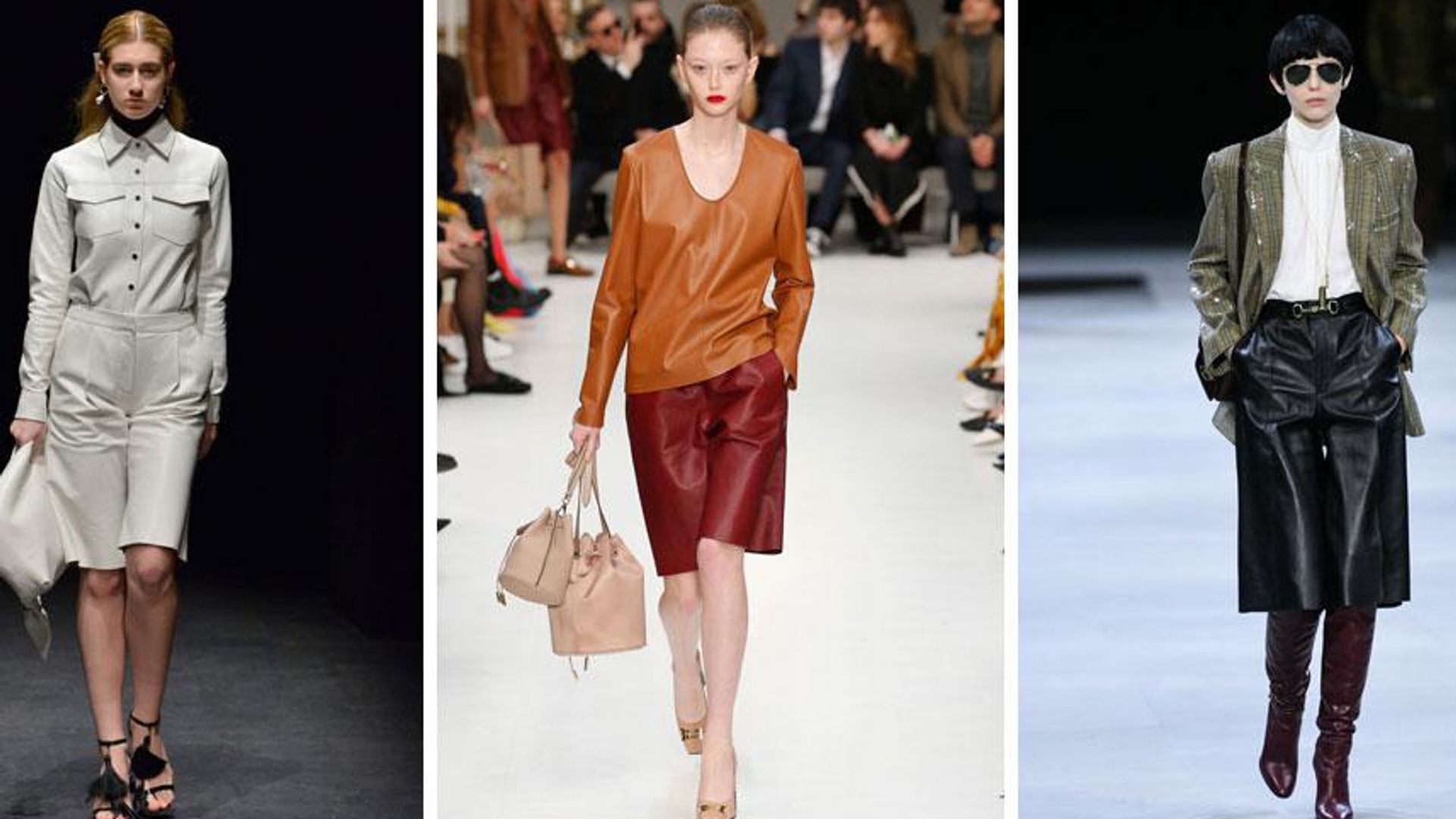 Biker season: all the leather shorts to wear this fall