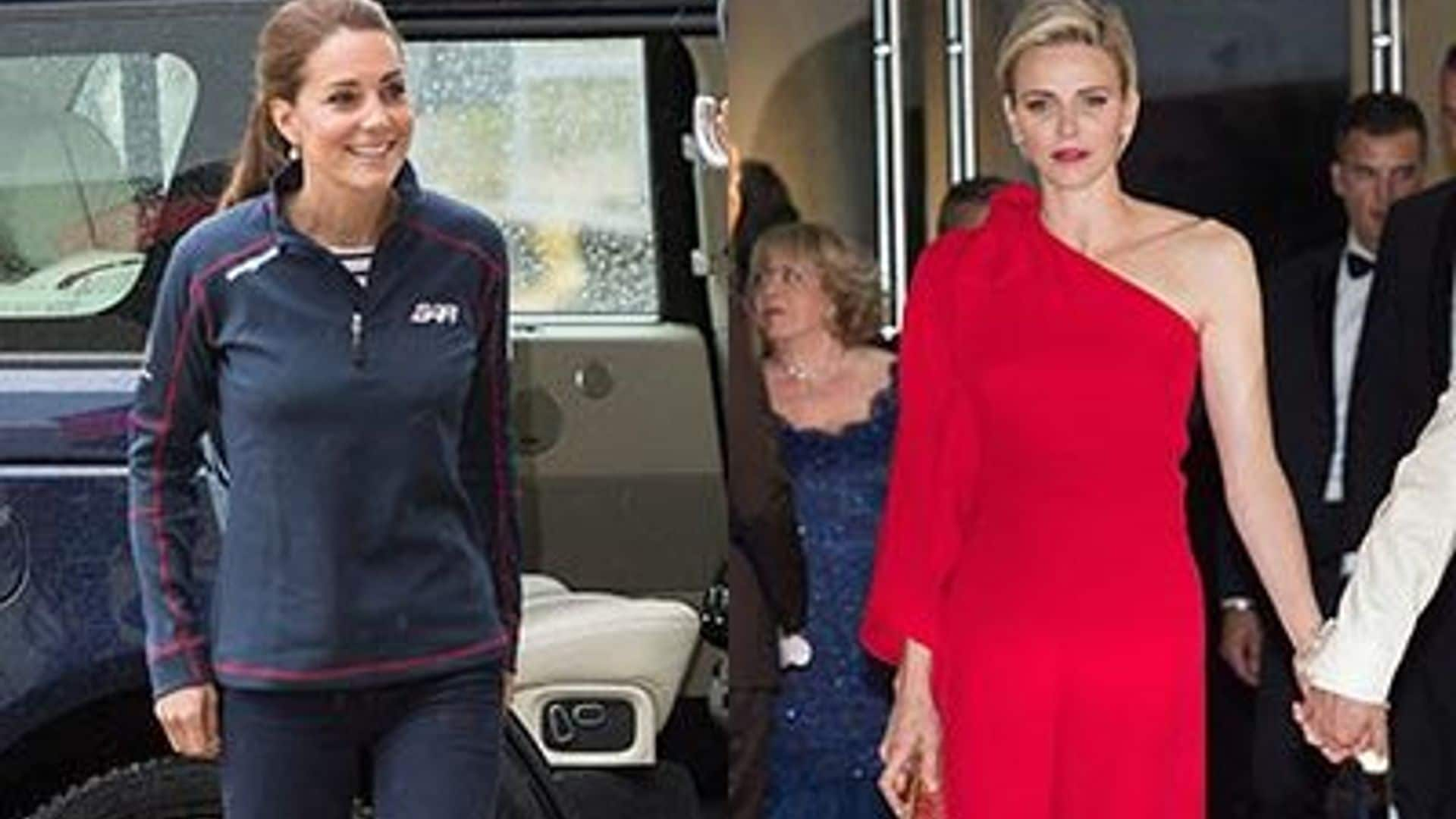 The week's best royal style: Princess Charlene, Kate Middleton and Princess Mary